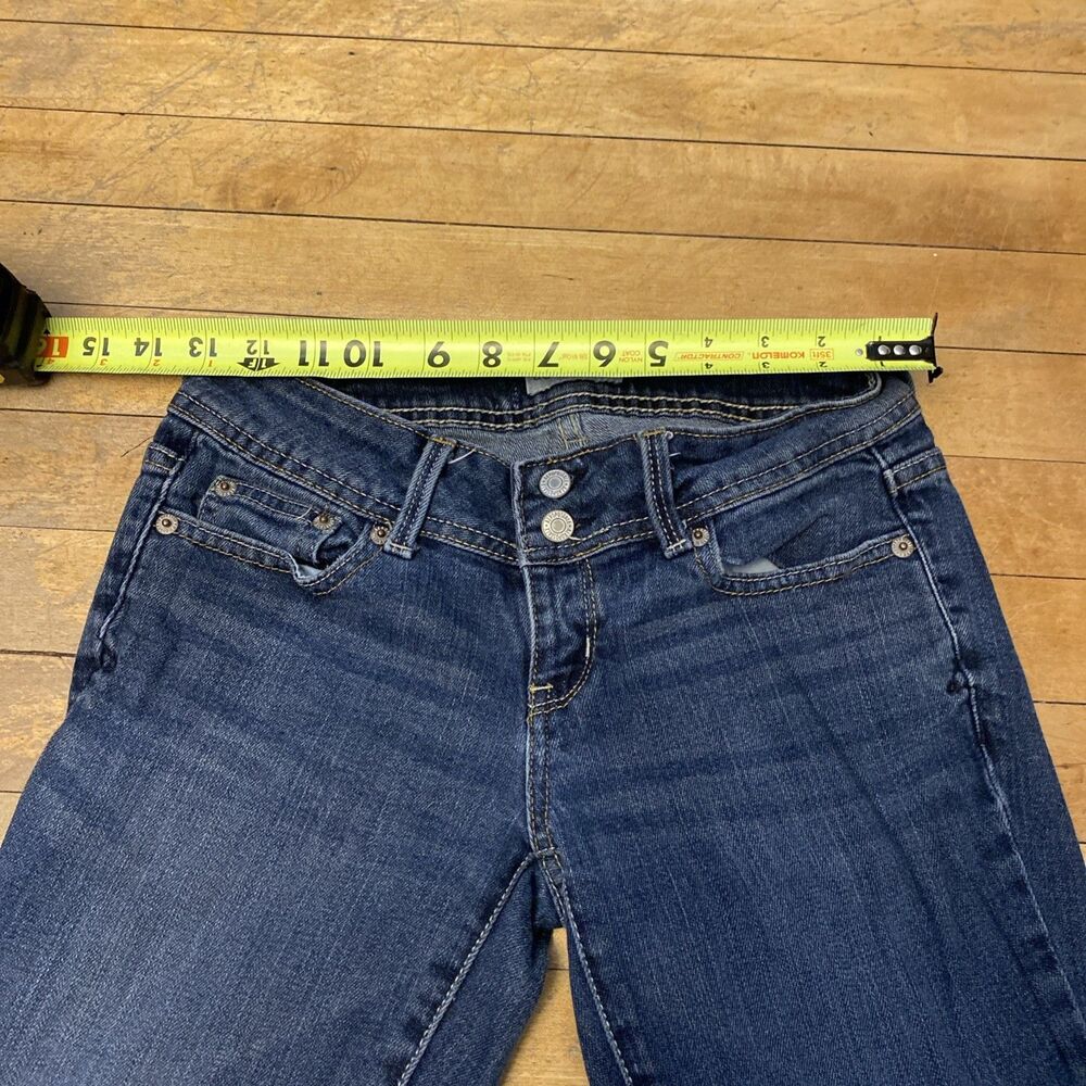 Aeropostale Hailey Jeans Women’s Size 0 Short Flare Curvy Stretch Medium Wash - Picture 3 of 11